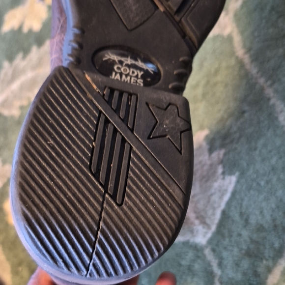 Men's Western Leather Boots in Dark Brown - Picture 14 of 16